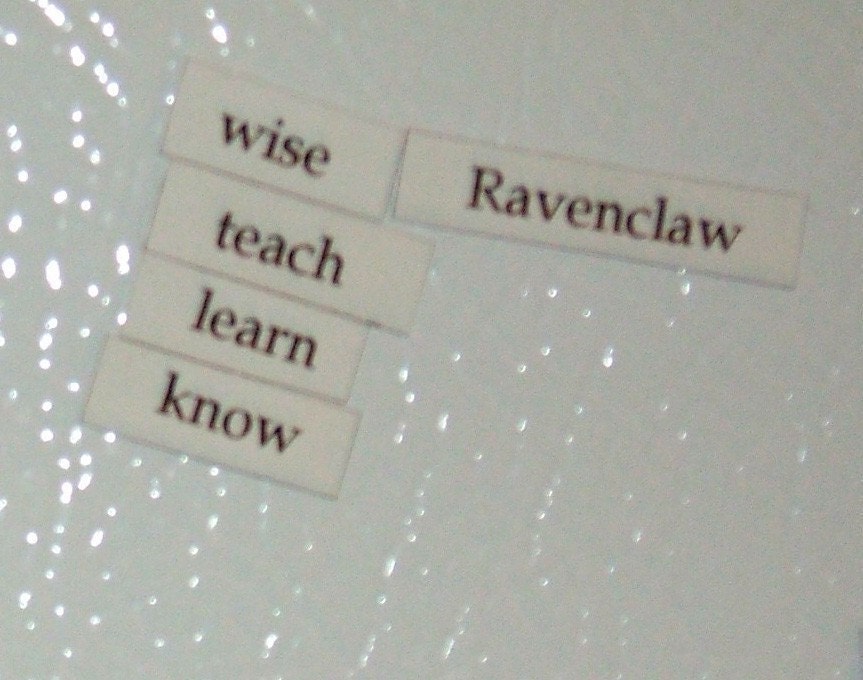 Harry Potter Themed Refrigerator Word Magnets