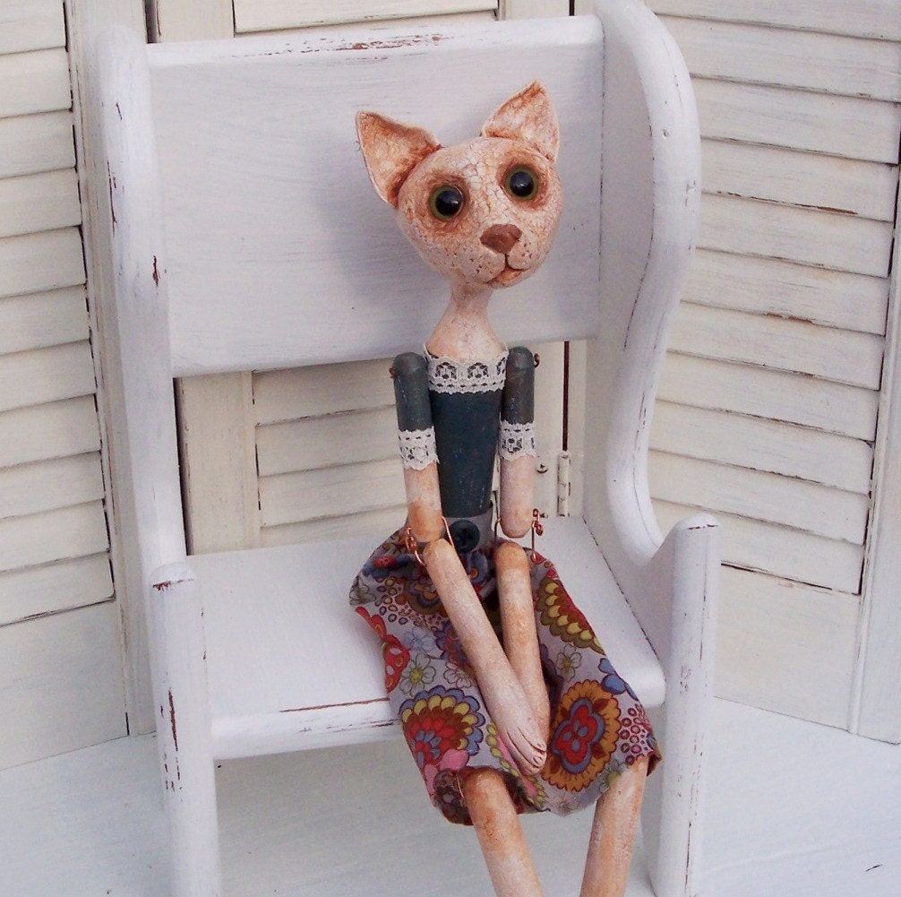 wooden jointed doll