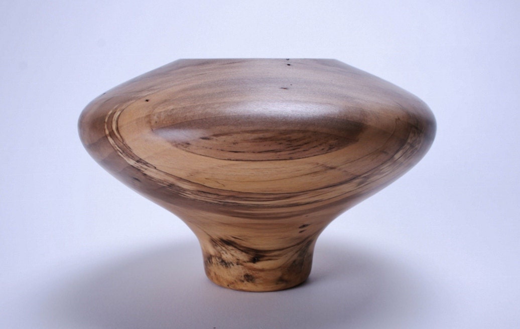 Spalted Wormy Red Gum Hollow Form 657