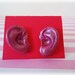 Large Little Ear Earrings - So you can have an ear on your ear - very useful - post earrings