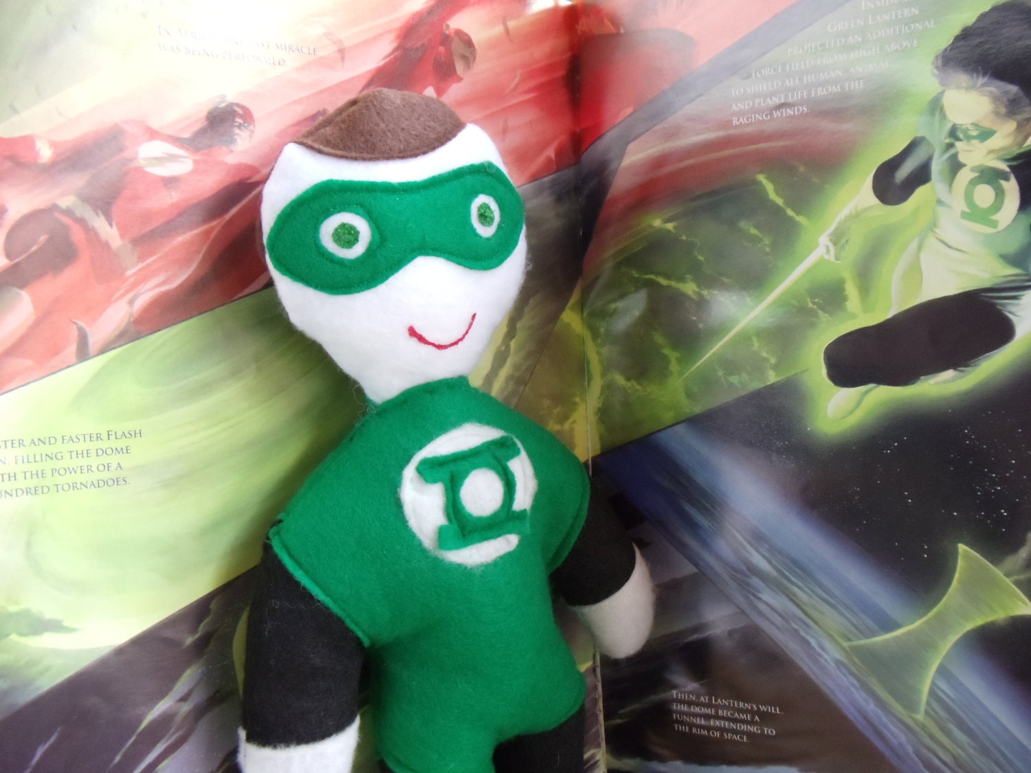 Green Lantern super hero soft action figure doll