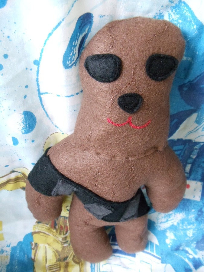 Chewbacca Star Wars inspired soft action figure doll