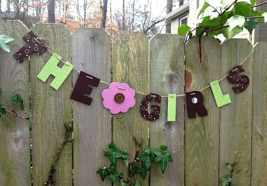 baby shower decorations, nursery decorations, new baby gift, twin baby girl decorations
