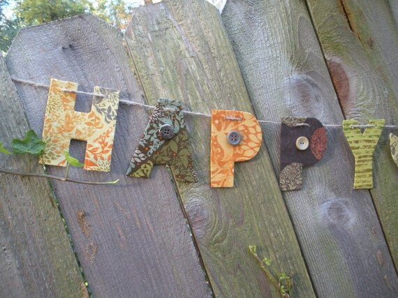 thanksgiving decorations, happy thanksgiving garland, thanksgiving banner, fall decorations Il_570xn