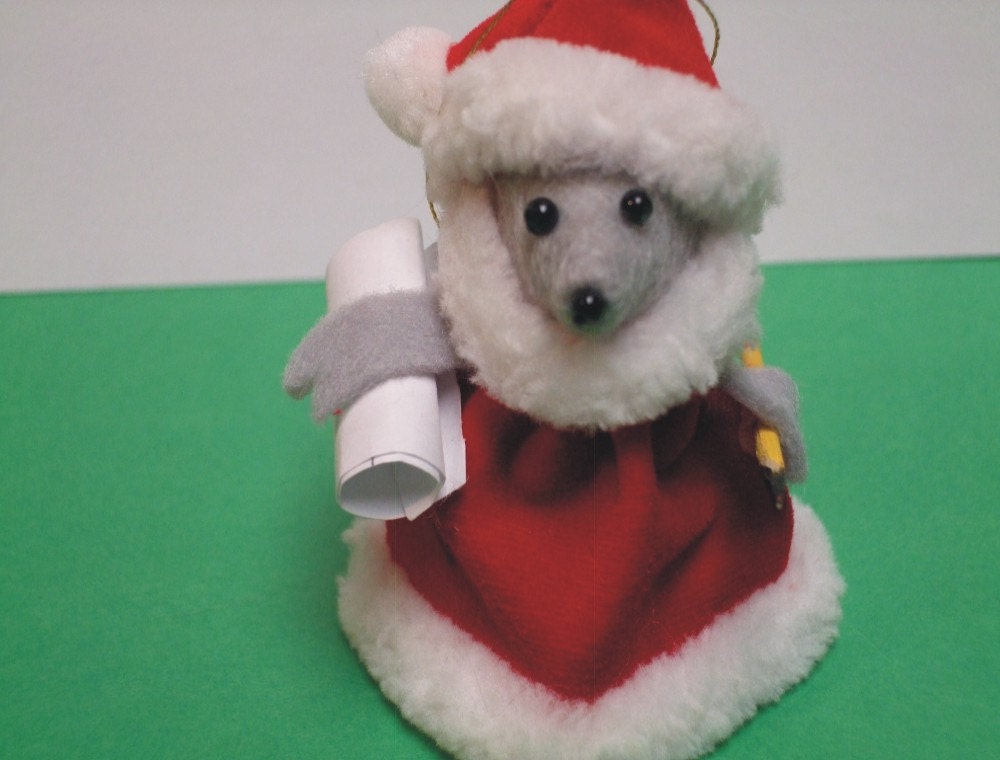 Santa Claus.. is a cute  SANTA  Mouse Ornament great for everyone animal lover and mice collectors   ( 6.00 )  By Country Mouse Inn  ( 149 )