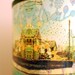 Buddleia of Suburbia - Handmade Lampshade with original digital artwork. 30cm diameter (See other listings for more sizes)