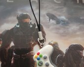 White Xbox Controller Cell Phone Charm