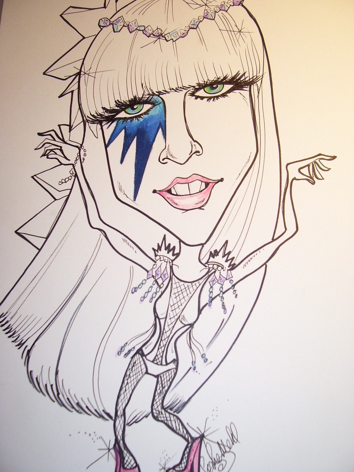 lady gaga coloring pages to print - photo #34