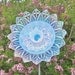 Blue Garden Art Yard Suncatcher UpCycled RePurposed Glass OCEANA