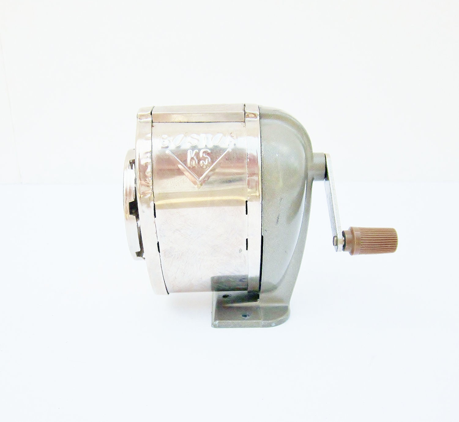Pencil Sharpener Boston KS Vintage Office School Institutional Industrial