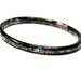 Black Floral Vintage Cloisonne Bangle Bracelet