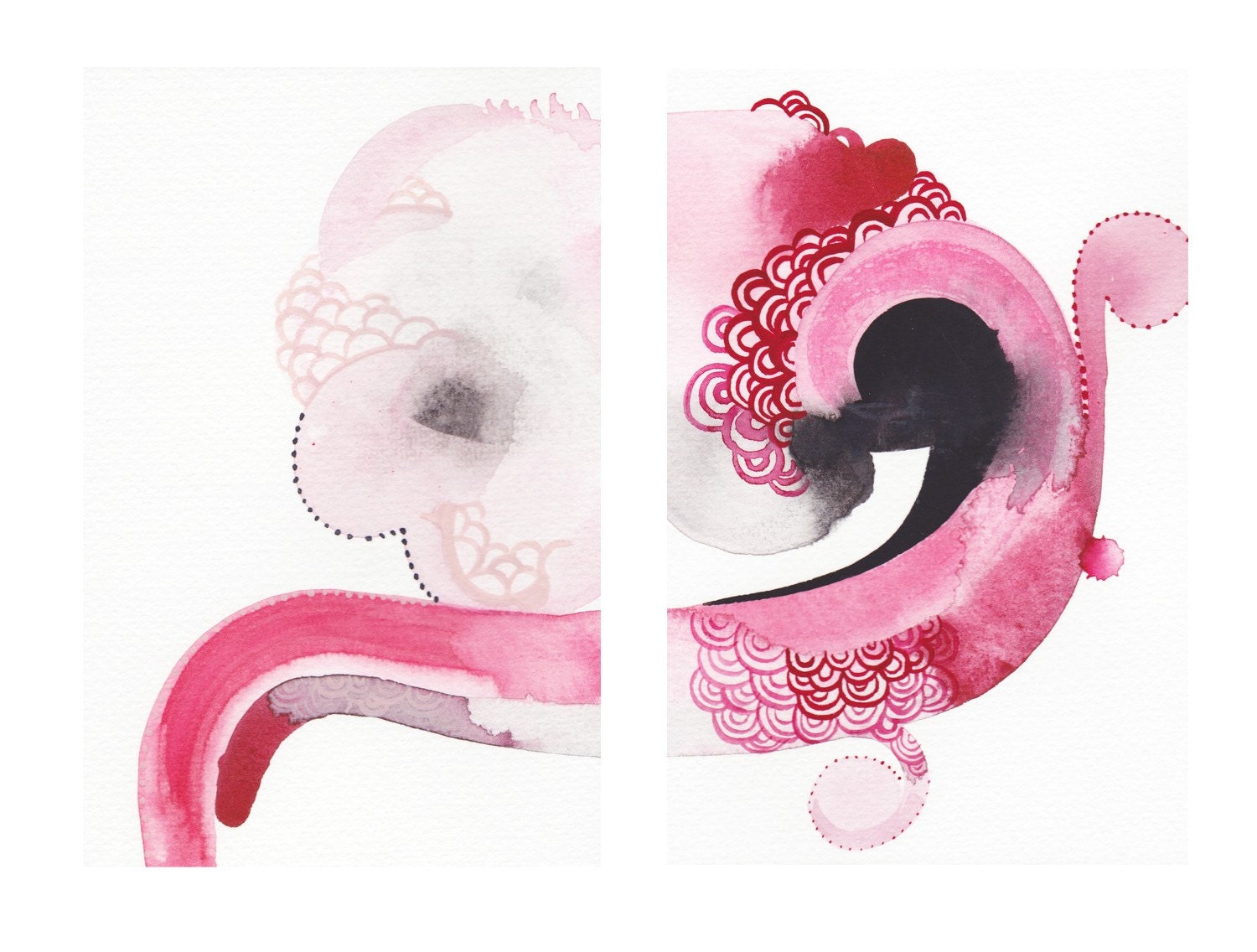 Diptych Series: Abstract Painting /// 6