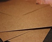 Kraft Envelopes, set of 25 size 5x7