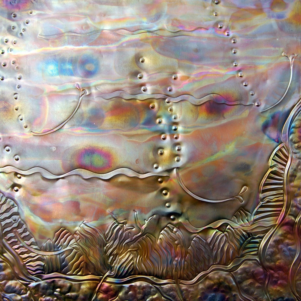Deep Air - Copper Repousse artwork Original