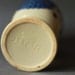 RESERVED for Poinier Vintage Funny Face Pottery Planter in Blue