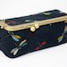 Dragonfly Cosmetic Bag (Cosmetic Case, Makeup Pouch, Travel Bag, Cotton Fabric, Metal Frame)