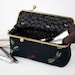 Dragonfly Cosmetic Bag (Cosmetic Case, Makeup Pouch, Travel Bag, Cotton Fabric, Metal Frame)