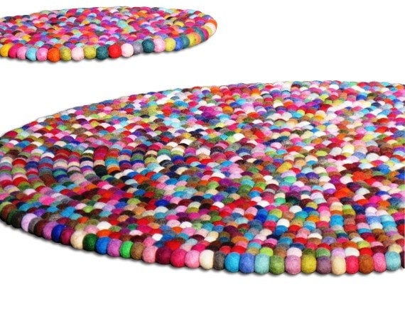 Felt Ball Rug 200cm