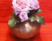 Walnut Vase