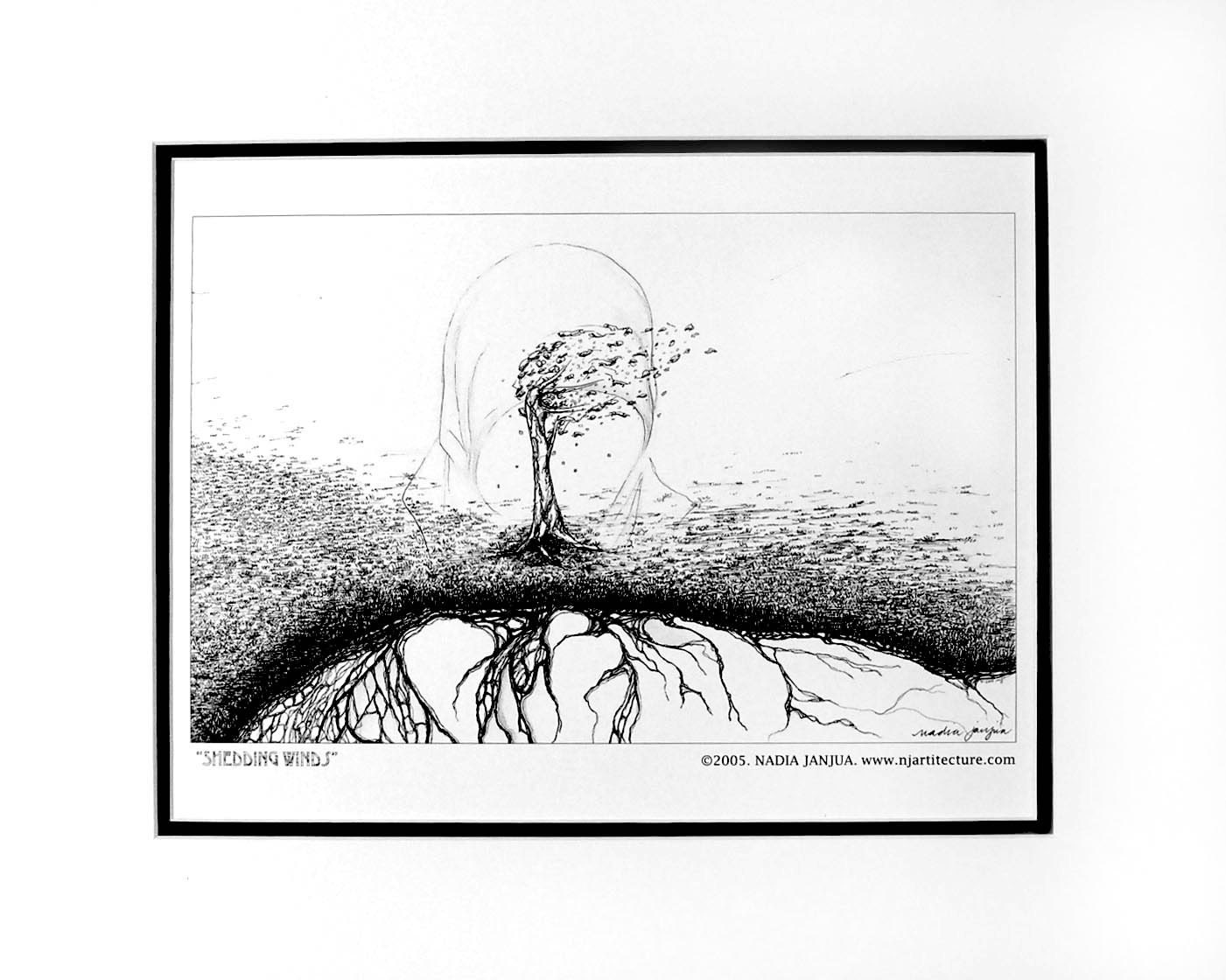 Shedding Winds 16x20 Double-Matted Print
