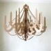 Large Cardboard Paper Chandelier - Laser Cut Party Decor