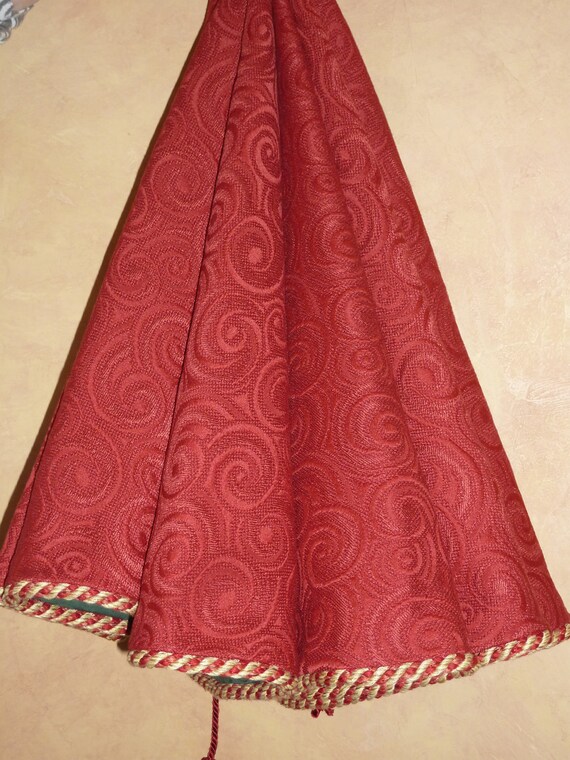 36 mini reversible christmas tree skirt in red by cbsinteriors 36 mini reversible christmas tree skirt in red by cbsinteriors