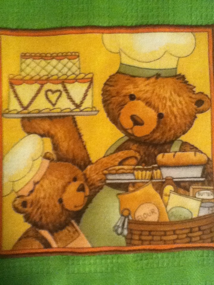 Teddy Bear Dish Towel