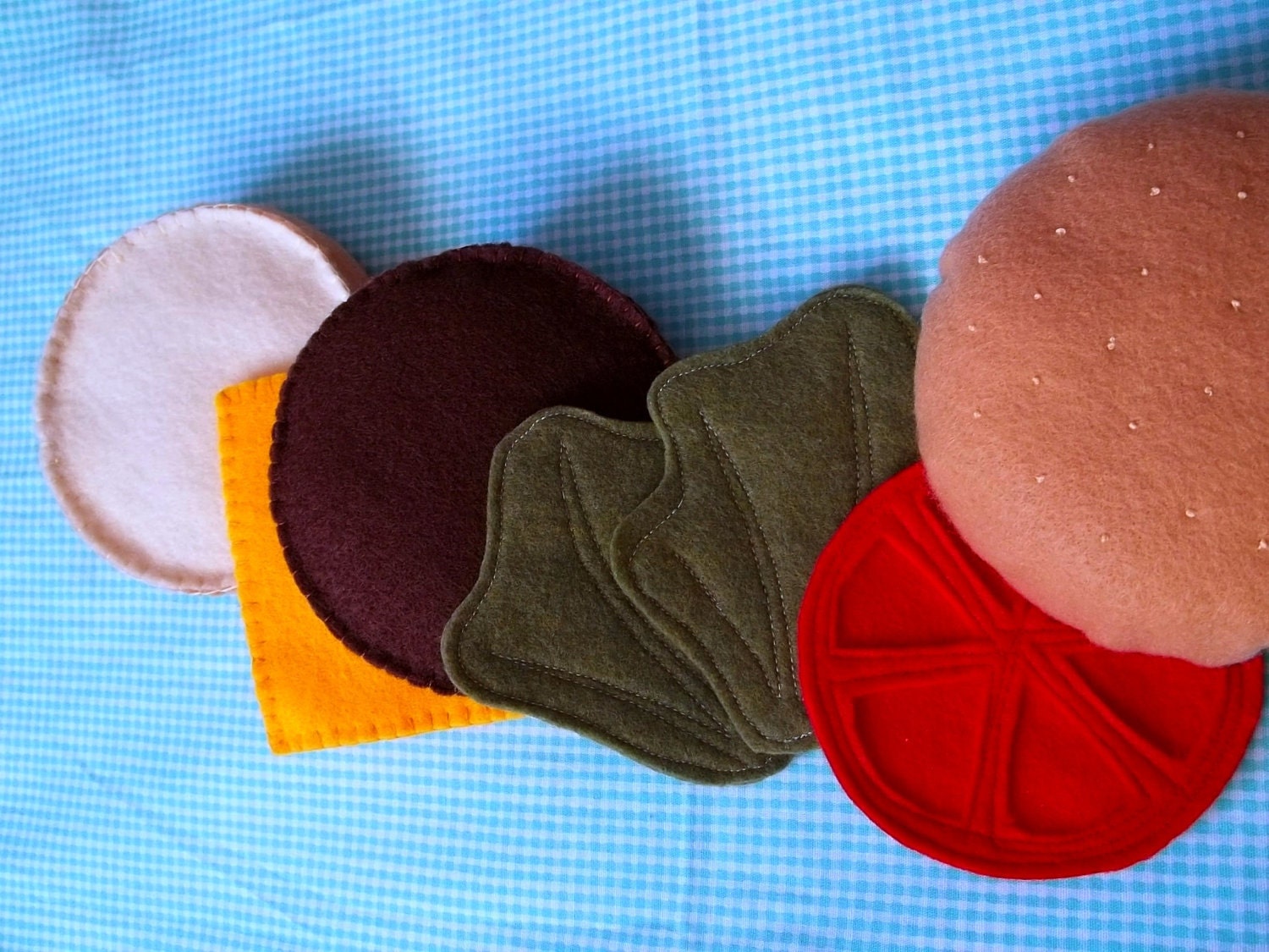 felt hamburger