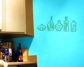 Herbs, spices and pickles vinyl wall sticker decal