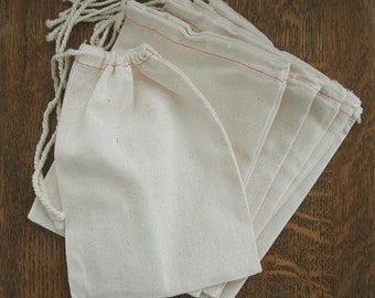 ... Cotton Muslin Drawstring Bags for decorating, gifts, crafts, packaging