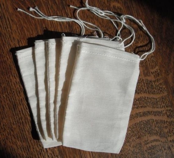 Cotton Muslin Drawstring Bags WHOLESALE 150 Natural 3x5 for Sachets ...