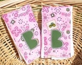 2 John Deere Personalized Burp Cloths