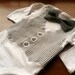 Bow Tie and Vest Onesie - Wedding Ring Bearer Outfit - Boutique Baby Boy Clothes - Seersucker and Gray Bow Tie - long or short sleeve