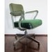 Vintage Steelcase Green Rolling Computer Office Chair