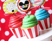 Mickey Mouse Party- Birthday - Mickey Mouse Inspired Printable Cupcake Toppers set by Amanda's Parties TO GO