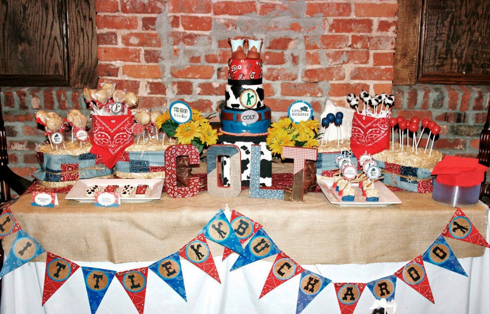 Cowboy Party Printable - Western Birthday - Party Set by Amanda's Parties TO GO