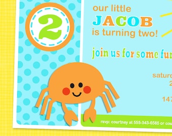 Ocean - Beach - Sea Life - Fun In the Sun - Under the Sea Party Invitation by Amanda's Parties TO GO