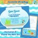 Fish Party Invitation - Rainbow Fish, Ocean, Sea Life by Amanda's Parties TO GO