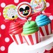 Mickey Mouse Party- Birthday - Mickey Mouse Inspired Printable Cupcake Toppers set by Amanda's Parties TO GO