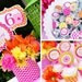 Flower Birthday Party Printables Set - Girl Birthday - Spring birthday - Garden Party - Adult- Chevron -  Amanda's Parties To Go