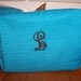 Monogrammed Waffle Weave Cosmetic Bag SALE
