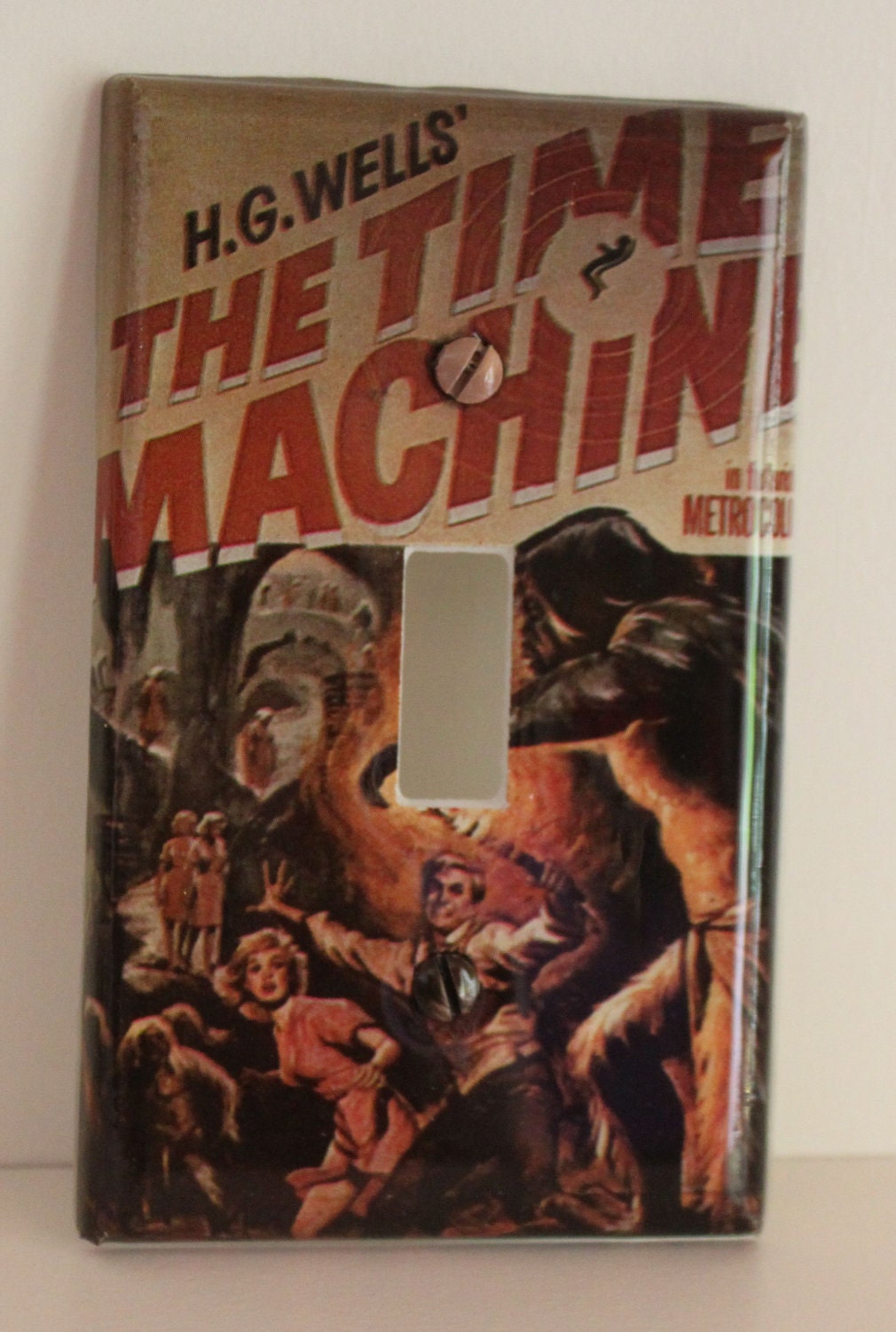 The Time Machine H.G. Wells Steam Punk Resin Switchplate Light Cover
