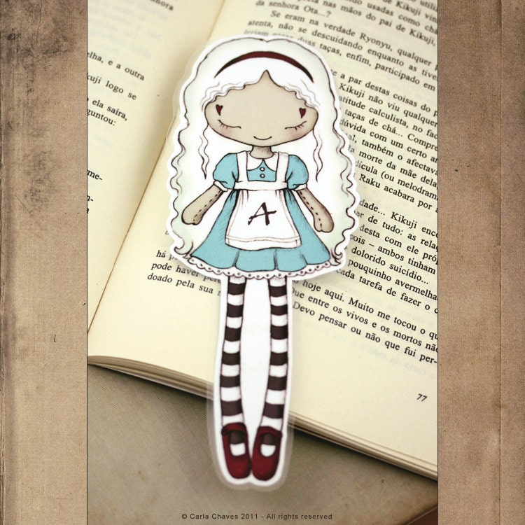 Dreaming Alice laminated bookmark