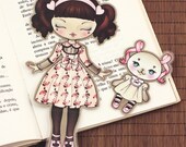 Chocolat friends bookmarks set 01