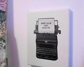 Keep Calm and Blog On ready to hang canvas print