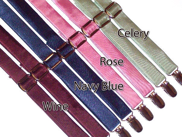 Choose Your Color- Suspender and Bow Tie Set