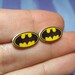 Batman earrings studs