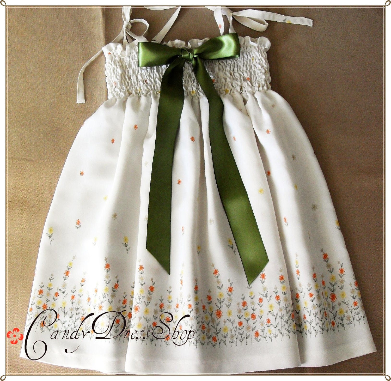 Girls Dress for Spring and Summer / Size 4T-5T-Ready to ship- LAST ONE