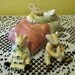 Golden Rose Giftware Bedtime Mice and Babies Ornaments