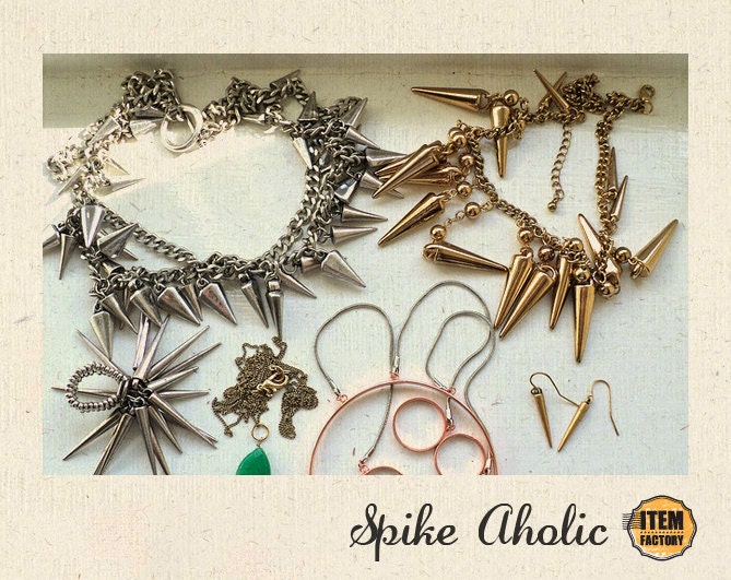 50pcs 7mm SEWING Acrylic Basketball Wives Spikes Beads Decoration Rockstar look Glam rock LeatherCraft.